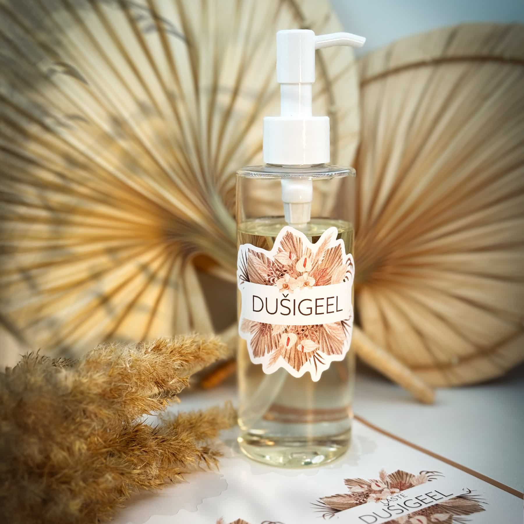 Vannitoapudelite sildid “Terracotta Bloom”