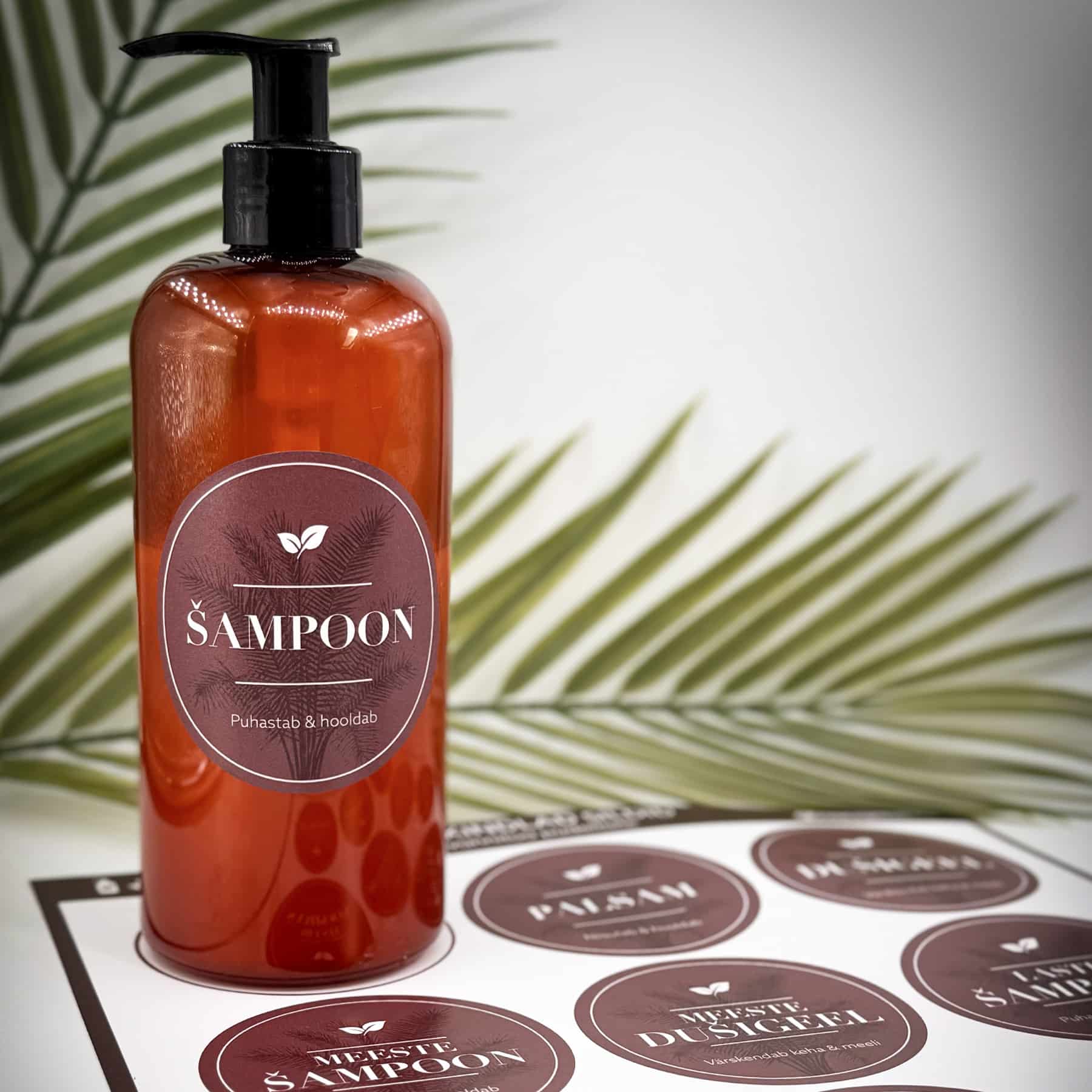 Vannitoapudelite sildid “Botanica” - Image 4