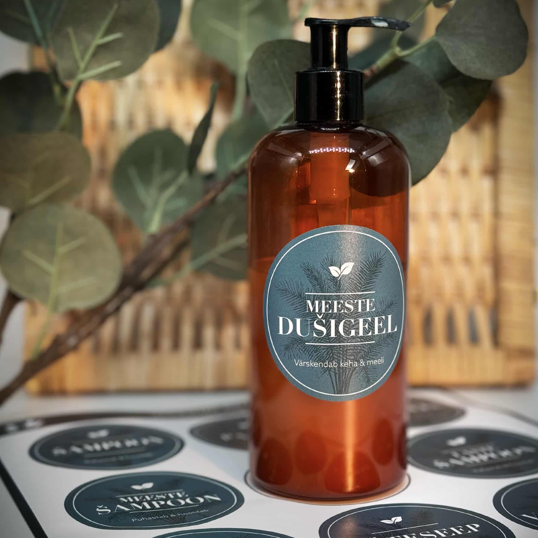 Vannitoapudelite sildid “Botanica”